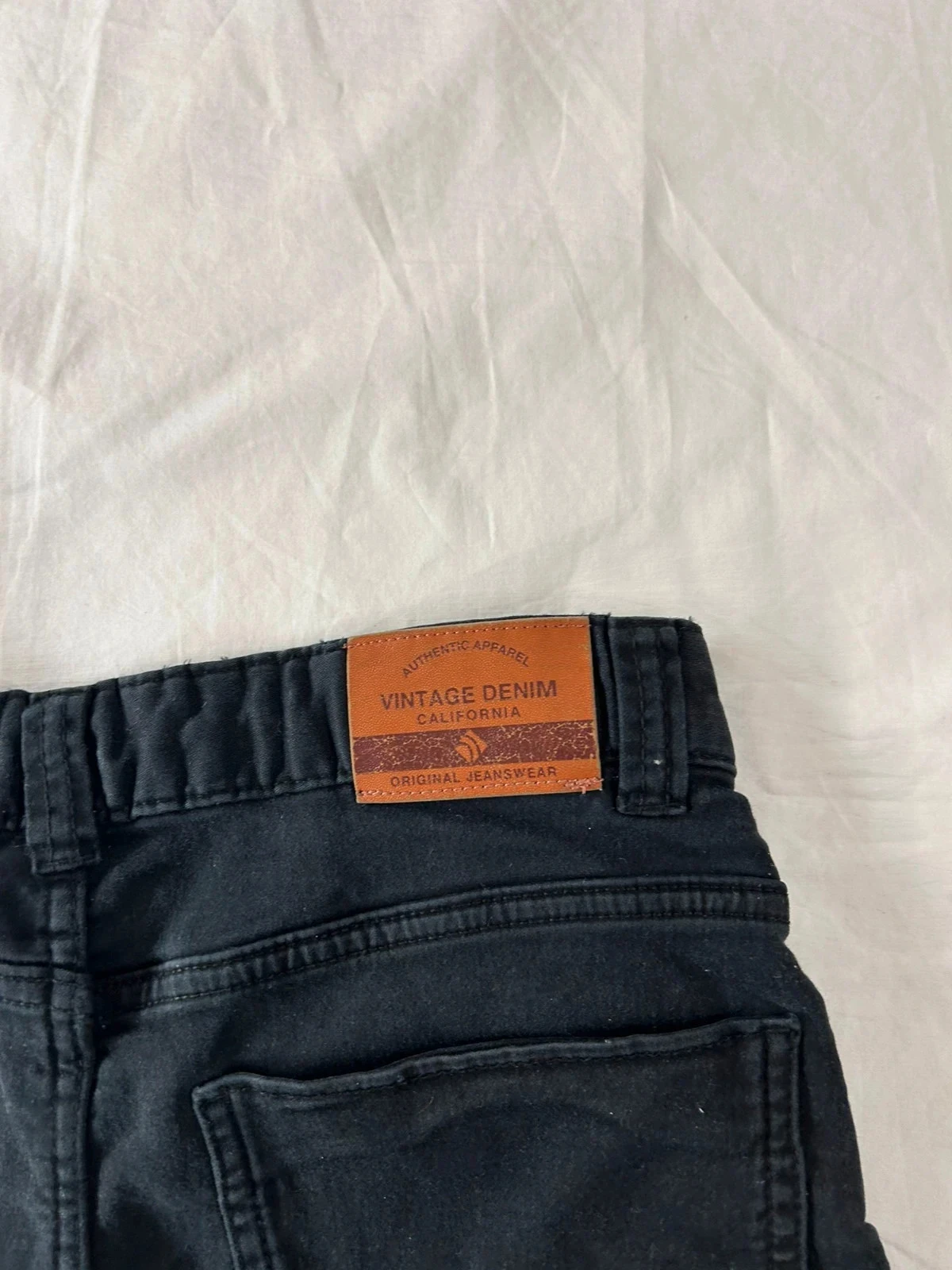 Kiabi black denim shorts – photo 7
